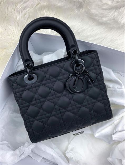 dior abc lady bag|christian dior matte black bag.